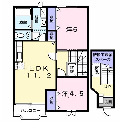 エルムＤ 201【管理NO：1-007312704-02010】 ★家具家電は申し込み後に搬入しますの外観画像
