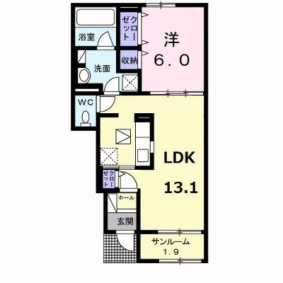 ノイ・ユウユウ　Ⅱ 104【管理NO：1-024980301-01040】 ★家具家電は申し込み後に搬入します 2026年08月中旬入居可能の外観画像
