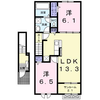 Ｌｅ　Ｌｉｅｎ　Ⅰ 203【管理NO：1-027110501-02030】 2026年08月中旬入居可能の外観画像