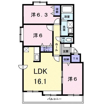 ピースフル三和 202【管理NO：1-012061001-02020】 ★家具家電は申し込み後に搬入しますの外観画像