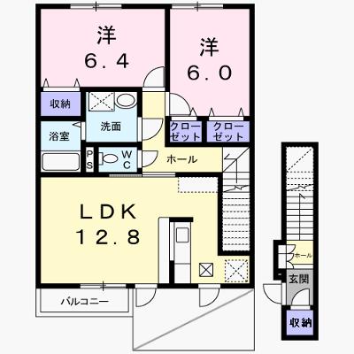 ノイ　グランツⅡ 203【管理NO：1-012940602-02030】 ★家具家電は申し込み後に搬入しますの外観画像