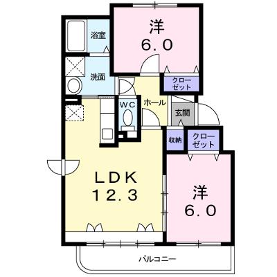 カルム・桜Ⅰ 103【管理NO：1-012844501-01030】 ★家具家電は申し込み後に搬入します 2026年08月上旬入居可能の外観画像