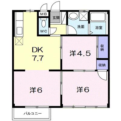 エルディム円座 202【管理NO：1-001500601-02020】 ★家具家電は申し込み後に搬入しますの外観画像