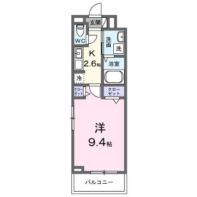 ラ・テュイル 204【管理NO：1-028569001-02040】 ★家具家電は申し込み後に搬入します 2026年10月上旬入居可能の外観画像