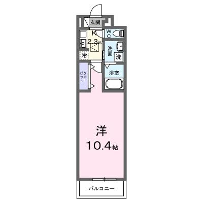 ラ・テュイル 102【管理NO：1-028569001-01020】 ★家具家電は申し込み後に搬入します 2026年10月上旬入居可能の外観画像