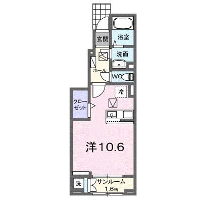 ルノ 103【管理NO：1-027854601-01030】 ★家具家電は申し込み後に搬入します★の外観画像