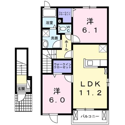 ブルック　白石　Ⅰ 202【管理NO：1-020333001-02020】 ★家具家電は申し込み後に搬入します★の外観画像