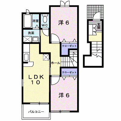 ベルメゾン 202【管理NO：1-014531201-02020】 ★家具家電は申し込み後に搬入します★の外観画像