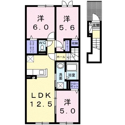 ラピス・アーテル 205【管理NO：1-026963001-02050】 ★家具家電は申し込み後に搬入します 2026年07月下旬入居可能の外観画像