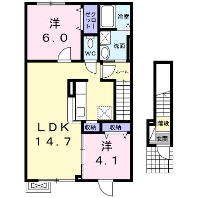 エス・キャメロン 201【管理NO：1-018384701-02010】 ★家具家電は申し込み後に搬入します★の外観画像