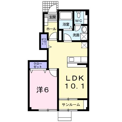 パストラルタウンＡ 102【管理NO：1-013091001-01020】 2026年07月上旬入居可能の外観画像