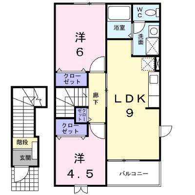 アヴェニール　Ｂ 203【管理NO：1-010728602-02030】 ★家具家電は申し込み後に搬入しますの外観画像