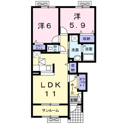 ラ　エスペランサ 102【管理NO：1-016288201-01020】 2026年06月下旬入居可能の外観画像