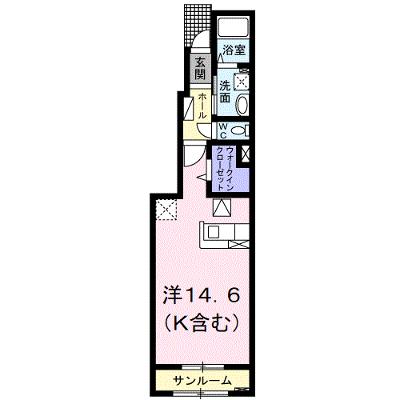 サニーマーヨバレーＢ 102【管理NO：1-020382202-01020】 2026年07月上旬入居可能の外観画像