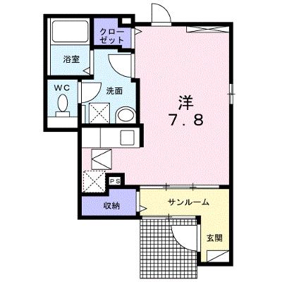 ブレスサイドヒルズＨ 105【管理NO：1-025663701-01050】 ★家具家電は申し込み後に搬入します 2026年08月中旬入居可能の外観画像