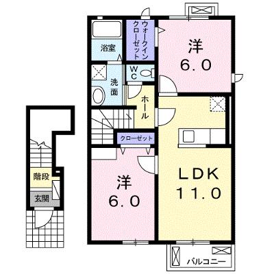 ソレアードⅤ 202【管理NO：1-016658601-02020】 ★家具家電は申し込み後に搬入します 2026年07月下旬入居可能の外観画像