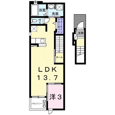 スフィーダⅠ 204【管理NO：1-026393201-02040】 ★家具家電は申し込み後に搬入します★の外観画像