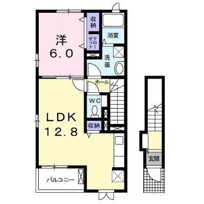 ベルアージュ　Ⅱ 201【管理NO：1-021022502-02010】 ★家具家電は申し込み後に搬入します★の外観画像