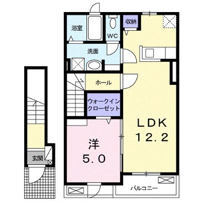 バンブーＡ 203【管理NO：1-023661301-02030】 ★家具家電は申し込み後に搬入します 2026年08月上旬入居可能の外観画像