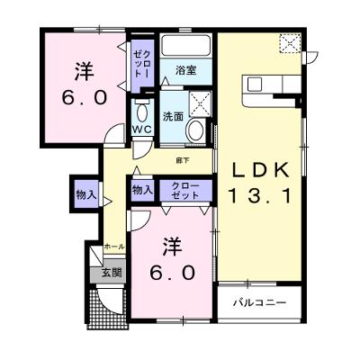 ディオパラッツオⅠ 102【管理NO：1-099248901-01020】 ★家具家電は申し込み後に搬入しますの外観画像