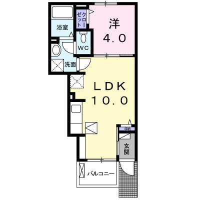 ジェントリー　Ｂ 103【管理NO：1-022671202-01030】 ★家具家電は申し込み後に搬入します 2026年08月上旬入居可能の外観画像