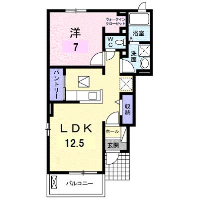 ガーデンハウス　Ｌ．Ａ　Ａ 101【管理NO：1-019880901-01010】 ★家具家電は申し込み後に搬入します★の外観画像