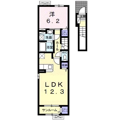 メゾン　ド　ユタイ　Ⅰ 204【管理NO：1-026028101-02040】 2026年09月上旬入居可能の外観画像