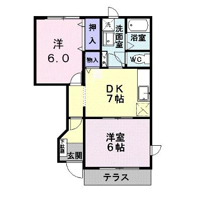 シュガーヒルズＢ 102【管理NO：1-010020201-01020】 ★家具家電は申し込み後に搬入します 2026年07月中旬入居可能の外観画像
