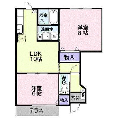 アスペンベールＢ 212【管理NO：1-009350202-01020】 ★家具家電は申し込み後に搬入します★の外観画像