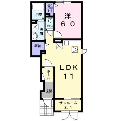 カーサ中央Ⅱ 102【管理NO：1-020800501-01020】 ★家具家電は申し込み後に搬入します★の外観画像