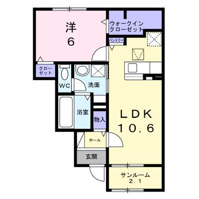 ジール 102【管理NO：1-028593201-01020】 ★家具家電は申し込み後に搬入します 2026年10月上旬入居可能の外観画像
