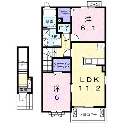 ソレアードＫ・Ⅳ 205【管理NO：1-024170201-02040】 ★家具家電は申し込み後に搬入しますの外観画像