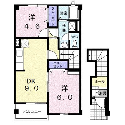 メゾンドゥー・ａｙｕ　Ⅰ 202【管理NO：1-013188701-02020】 ★家具家電は申し込み後に搬入します 2026年07月下旬入居可能の外観画像