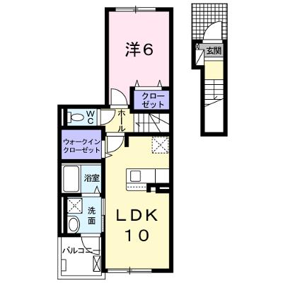サン　フラッツ 202【管理NO：1-023656501-02020】 ★家具家電は申し込み後に搬入します 2026年08月下旬入居可能の外観画像