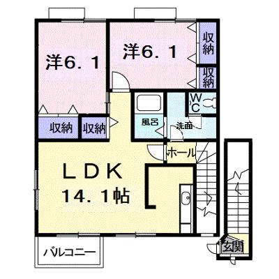 ラフィーネ堀ノ内 201【管理NO：1-010087001-02010】 ★家具家電は申し込み後に搬入します 2026年07月下旬入居可能の外観画像