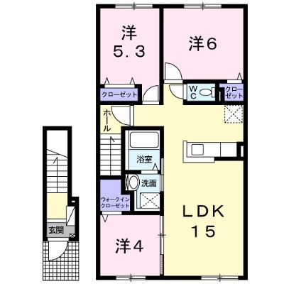 ココア　ナガヤマ 203【管理NO：1-021100401-02030】 ★家具家電は申し込み後に搬入します 2026年08月下旬入居可能の外観画像