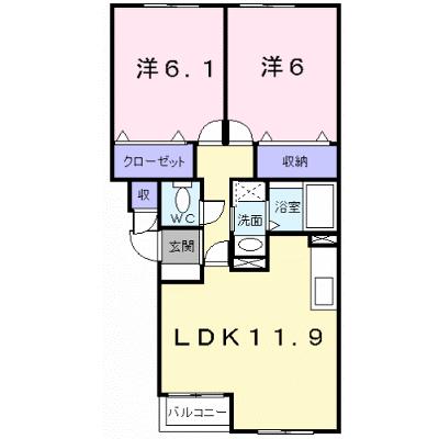 ジェルメ日乃出町 204【管理NO：1-012426901-02040】 ★家具家電は申し込み後に搬入しますの外観画像