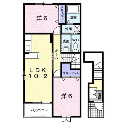 サンセールⅡ 201【管理NO：1-012789501-02010】 2026年08月上旬入居可能の外観画像