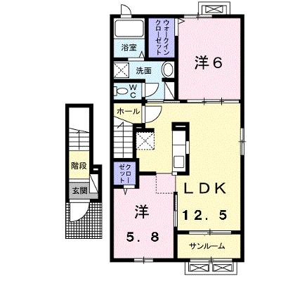 フリーデＭＦⅠ 204【管理NO：1-022062201-02040】 ★家具家電は申し込み後に搬入します★ ★2026年08月中旬入居可能★の外観画像