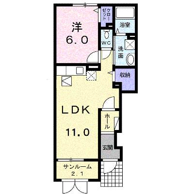 ジェルメオーブ 102【管理NO：1-019285201-01020】 ★家具家電は申し込み後に搬入します★ ★2026年08月中旬入居可能★の外観画像