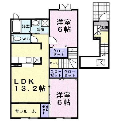 ディアコート川崎 202【管理NO：1-013778101-02020】 ★家具家電は申し込み後に搬入します★の外観画像