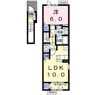 ジェントリー　ゴーノⅡ 201【管理NO：1-026045902-02010】 2026年07月中旬入居可能の外観画像