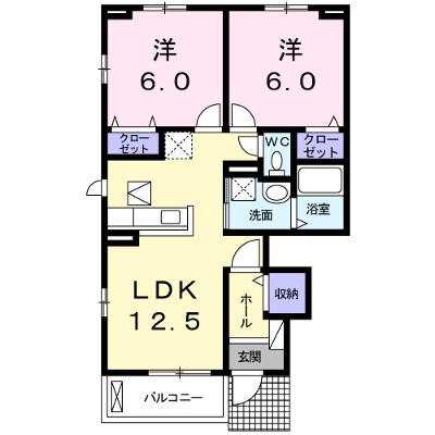 アリエーテＤ 101【管理NO：1-019209302-01010】 ★家具家電は申し込み後に搬入します★ ★2026年08月中旬入居可能★の外観画像