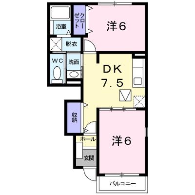 チェリー・ベルＢ 103【管理NO：1-013515102-01030】 ★家具家電は申し込み後に搬入します 2026年07月下旬入居可能の外観画像