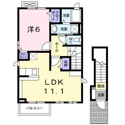 ベル　ソレイユ　Ａ 201【管理NO：1-019405701-02010】 ★家具家電は申し込み後に搬入します 2026年08月上旬入居可能の外観画像