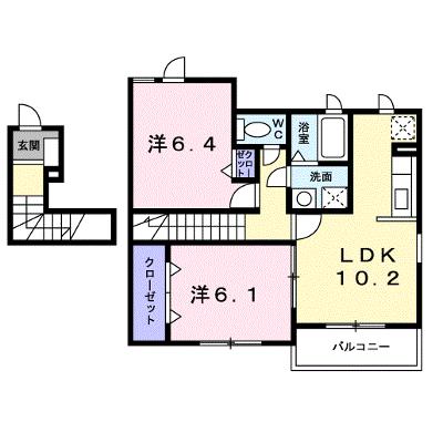 ミルトＢ　（ｍｉｌｄ） 201【管理NO：1-014783702-02010】 ★家具家電は申し込み後に搬入します 2026年08月上旬入居可能の外観画像