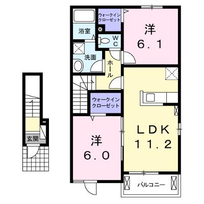 希望　Ｎｏｚｏｍｉ　Ｂ 202【管理NO：1-017671102-02020】 ★家具家電は申し込み後に搬入します 2026年07月中旬入居可能の外観画像