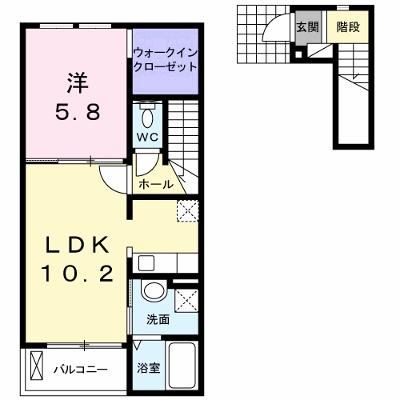 カーサ・エテルノＡ 202【管理NO：1-017824501-02020】 ★家具家電は申し込み後に搬入します 2026年09月上旬入居可能の外観画像