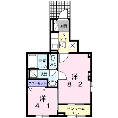 クラール　島野　Ａ 101【管理NO：1-027458101-01010】 ★家具家電は申し込み後に搬入します 2026年08月中旬入居可能の外観画像