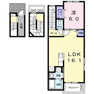 イースト　グレイス　Ａ 301【管理NO：1-022642301-03010】 ★家具家電は申し込み後に搬入します 2026年09月中旬入居可能の外観画像